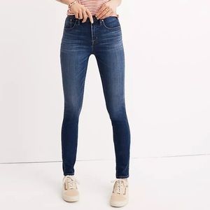 Madewell 10” High-Rise Skinny Jeans in Danny Wash: TENCEL Denim Edition